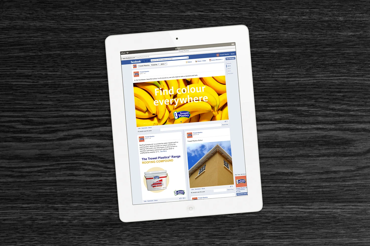 Trowel Plastics Facebook Pages Digital - Social Media