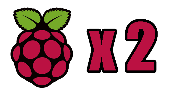Two Raspberry Pi's!