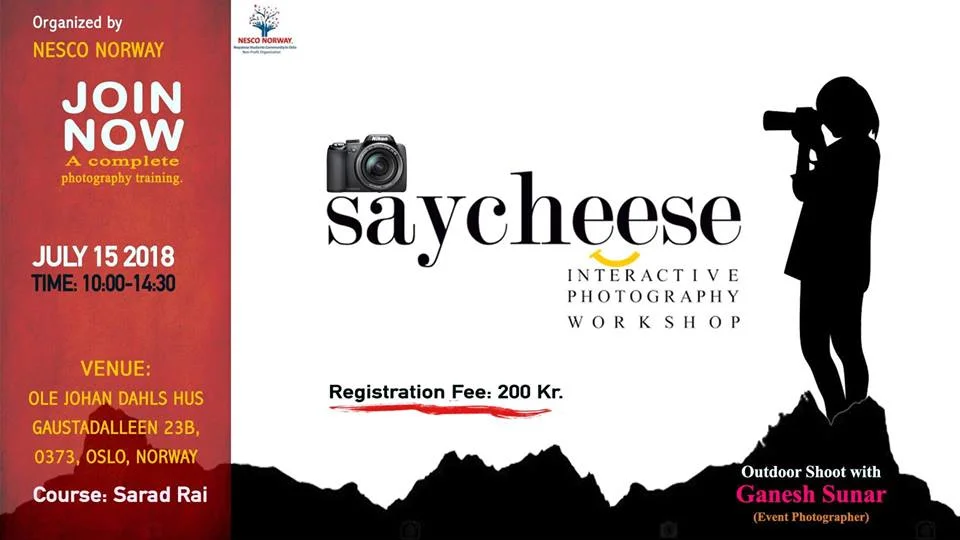 Saycheese, Interactive Photography workshop