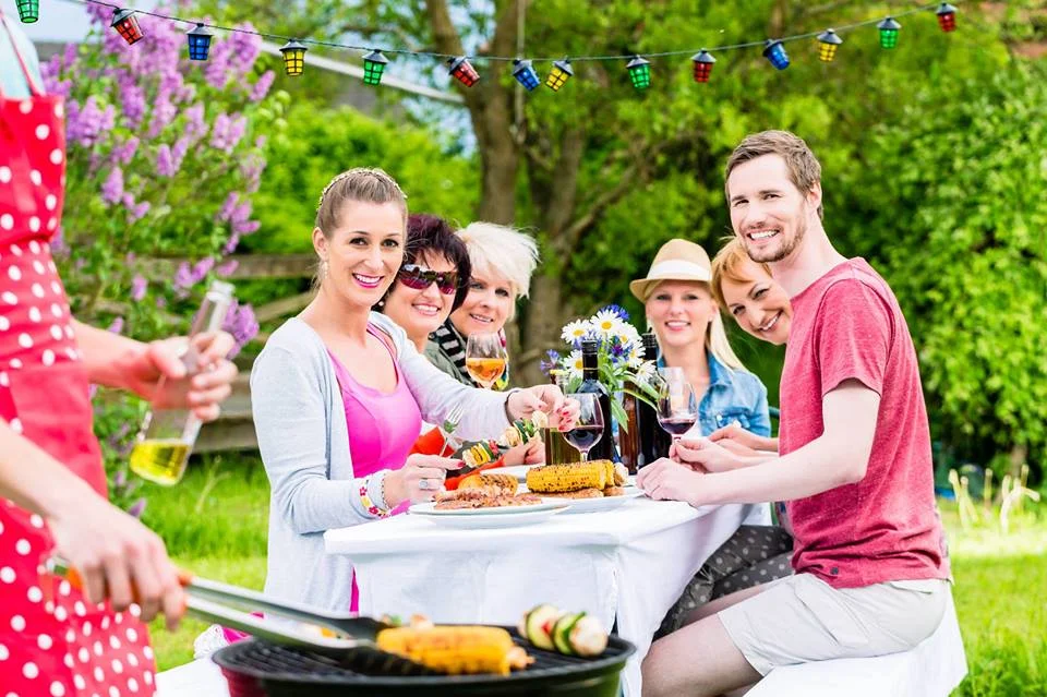 Sommerfest: Nye venner