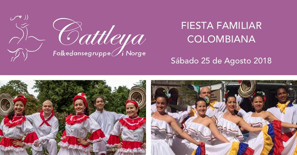 Fiesta familiar Colombiana - Apoyo al grupo danzas folclóricas