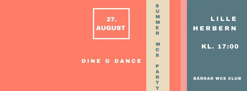 WCS Dine & Dance Summer Party