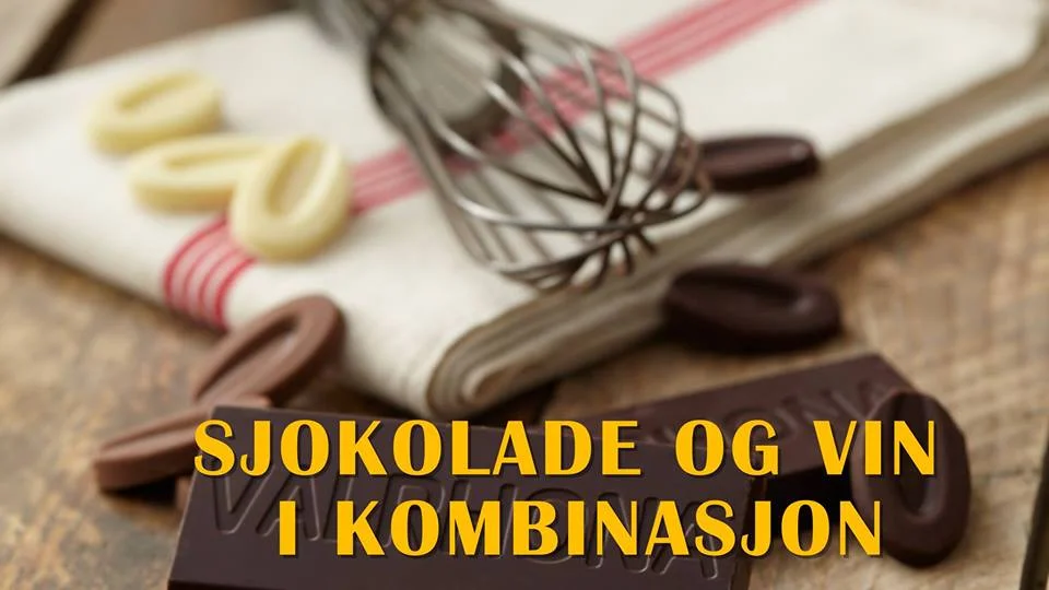Sjokolade og vin i kombinasjon