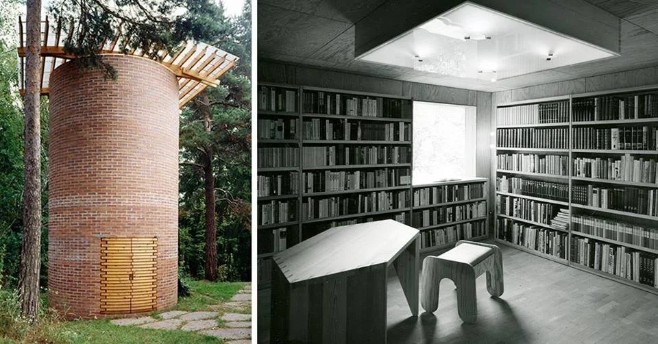 Bibliotek og Uthus i Ullernkollen 12. 1990 - 2018