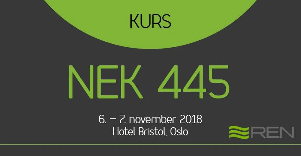 Åpent kurs i NEK 445