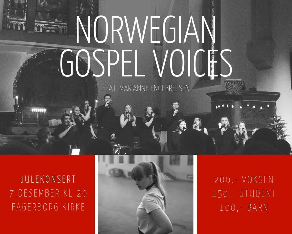 Julekonsert med Norwegian Gospel Voices