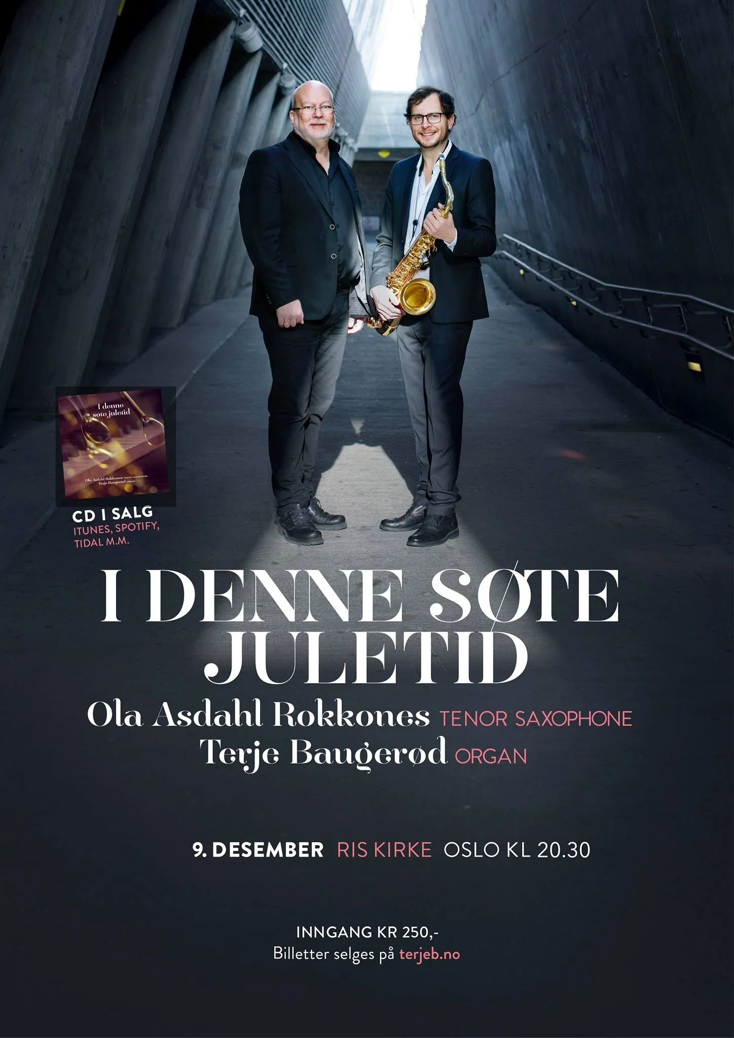 Julekonserten "I denne søte juletid" - sax &amp; orgel i Ris kirke