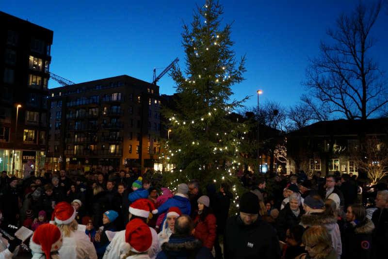 Julegrantenning Løren 2018