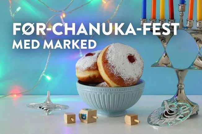 Før-chanuka-fest med marked