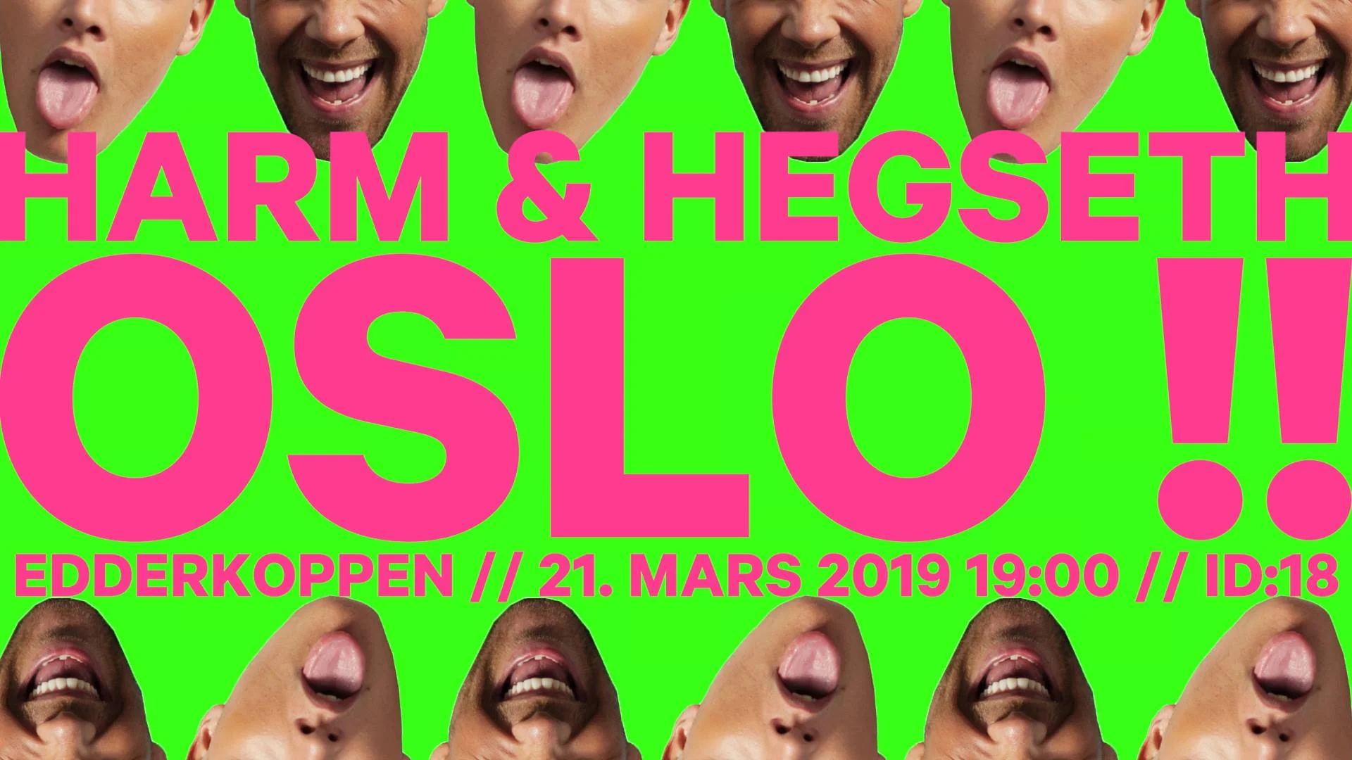 Harm &amp; Hegseth LIVE // Oslo