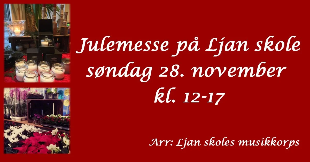 Velkommen til julemesse på Ljan