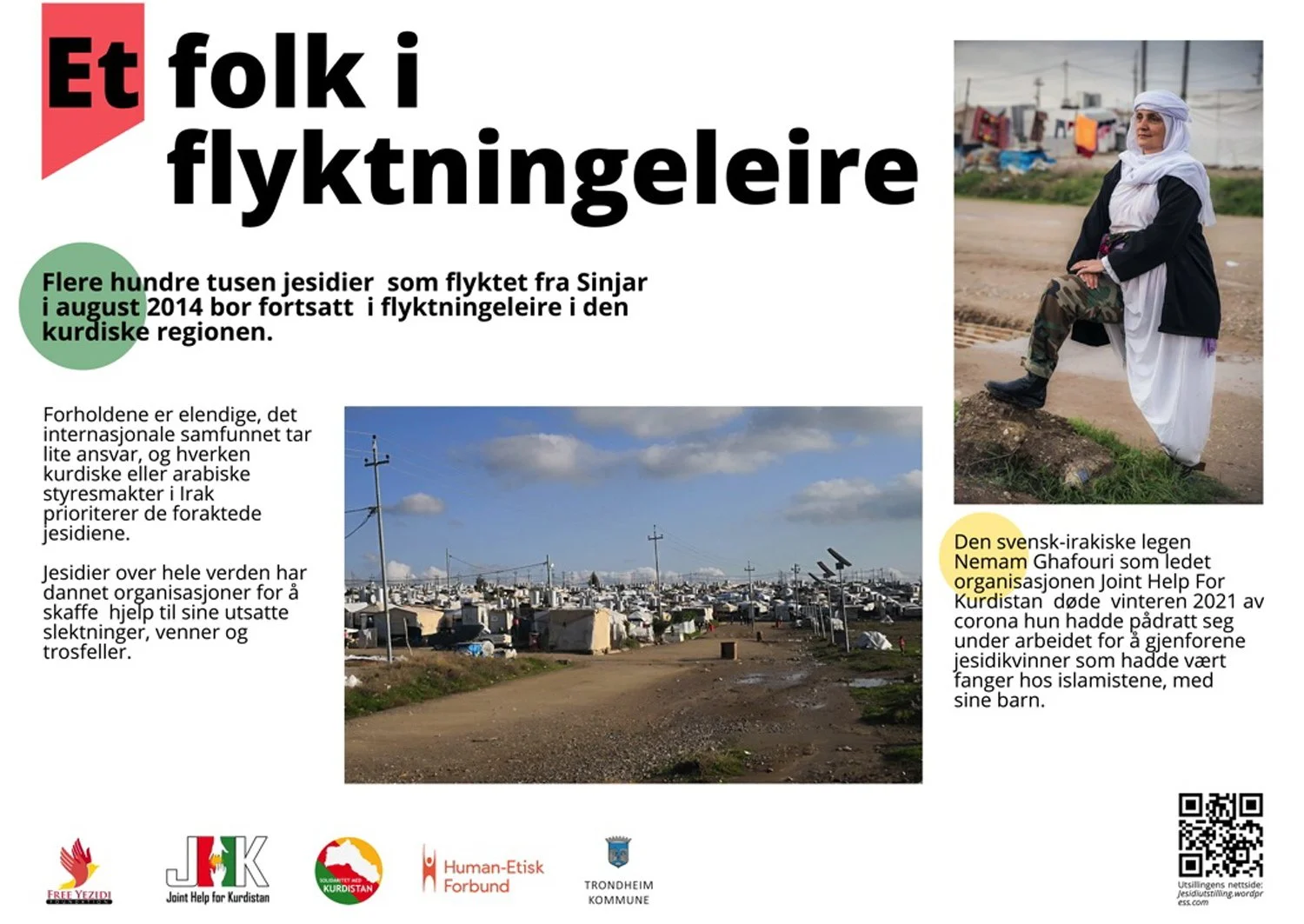 Utstilling om jesidienes tradisjoner og deres situasjon i dag