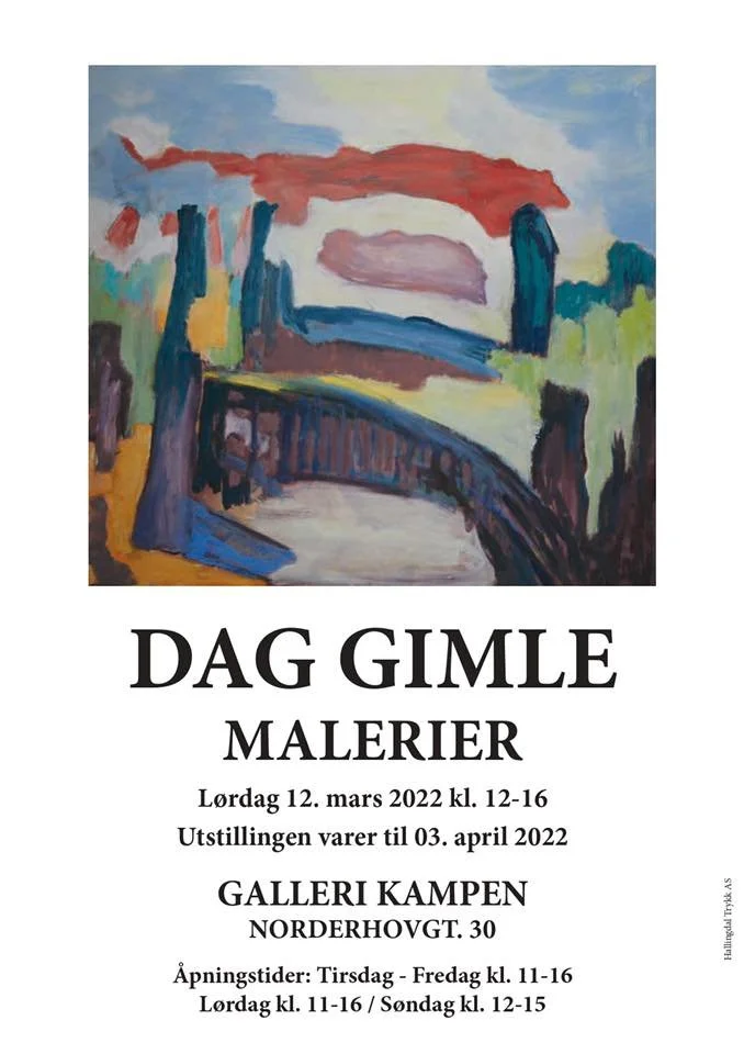 Billedkunstner Dag Gimle - Utstilling på Galleri Kampen