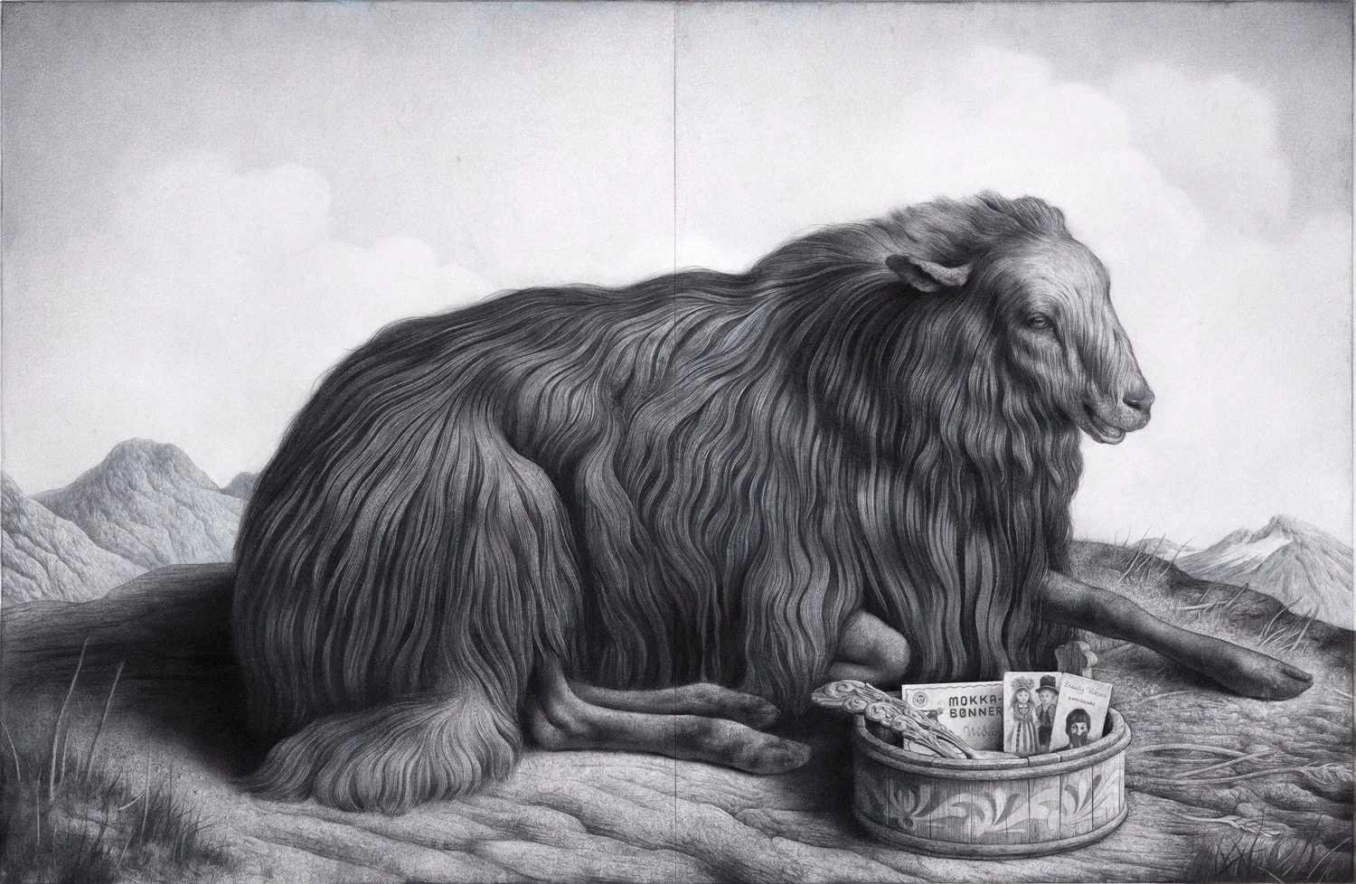 Lazarus &amp; mitt lille lam - Sverre Malling  //  Galleri Haaken