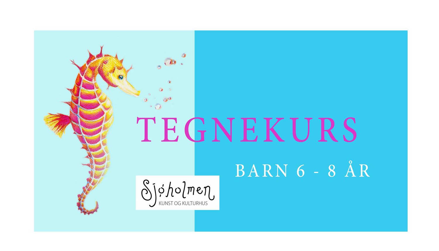 Tegnekurs for barn 6 - 8 år