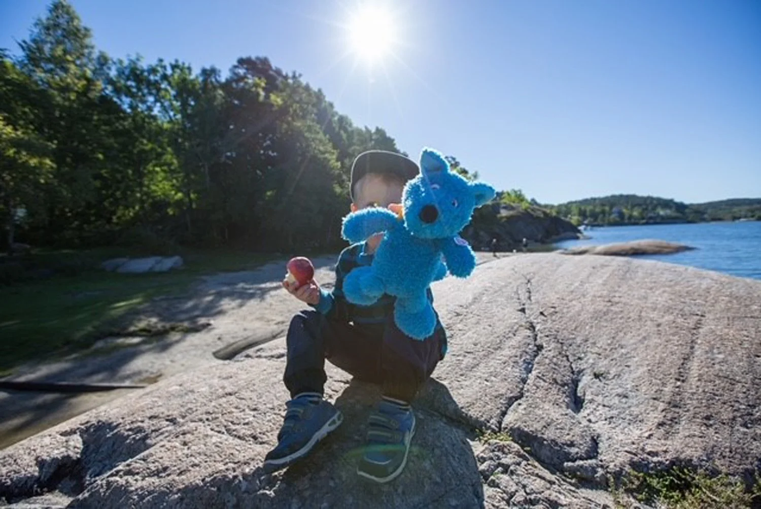 Kosebamsetur med båt