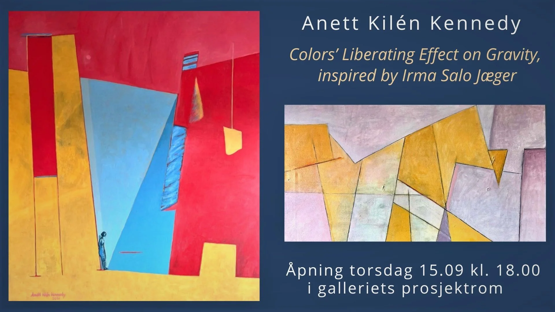Anett Kilén Kennedy - Colors’ Liberating Effect on Gravity, inspired by Irma Salo Jæger