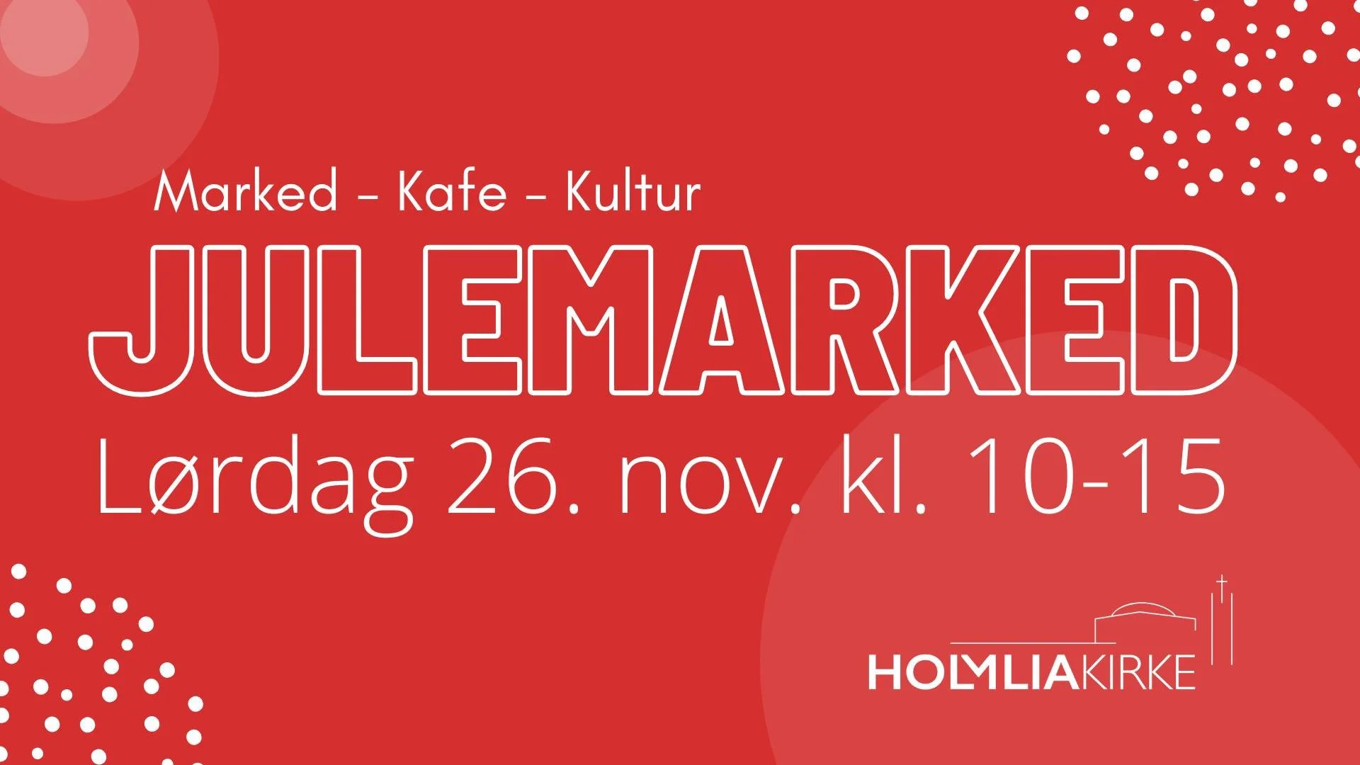 Julemarked - Holmlia kirke