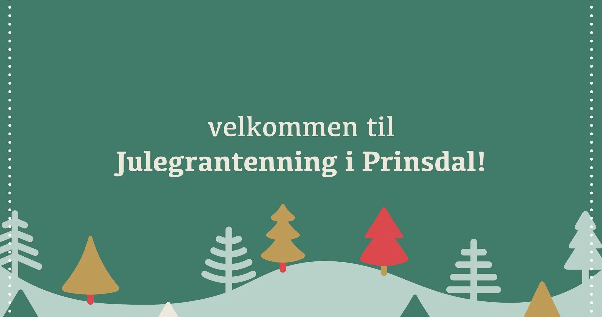 Julegrantenning i Prinsdal