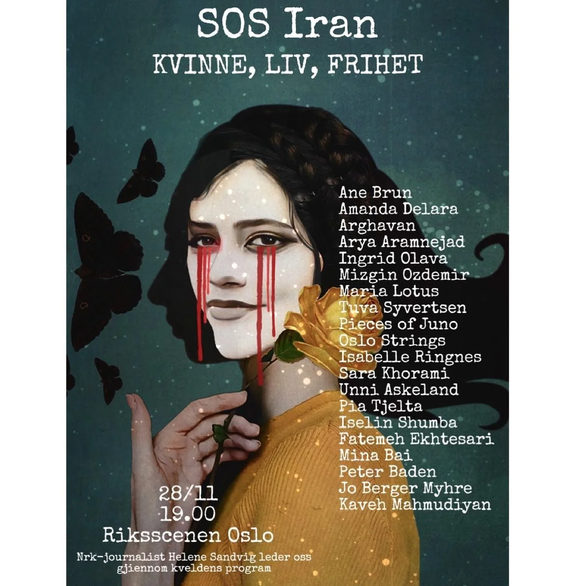 SOS IranKVINNE, LIV, FRIHET