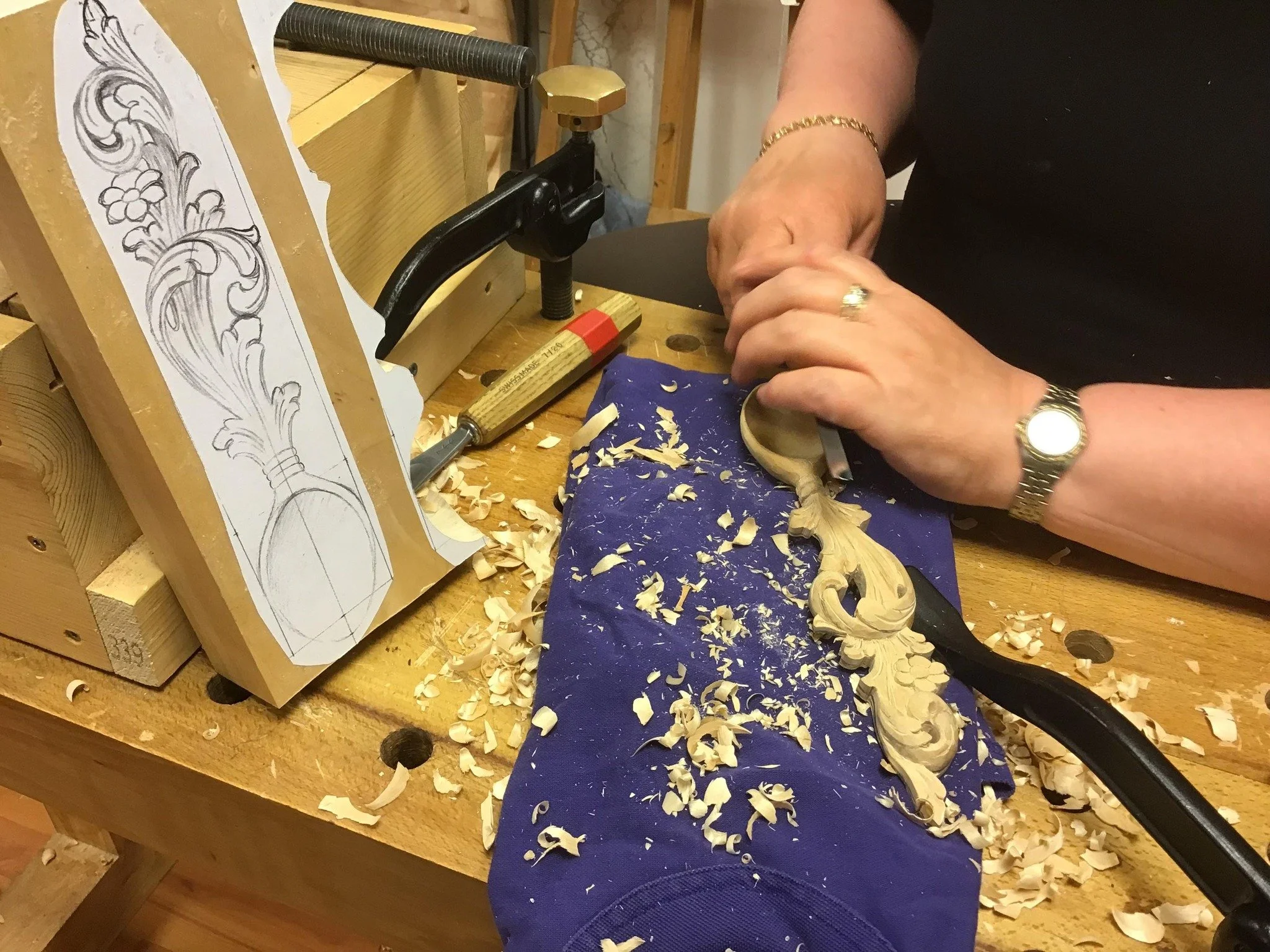 Juleverksted treskjæring