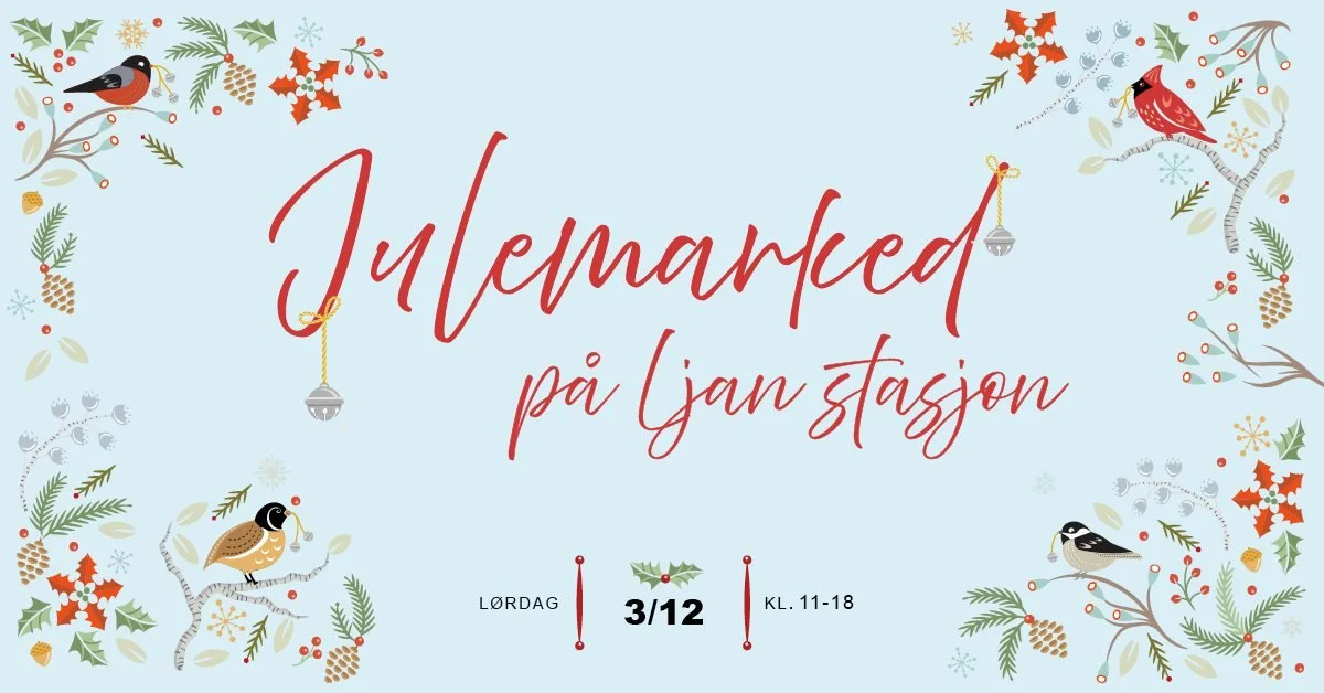 Julemarked på Ljan stasjon 🌲✨