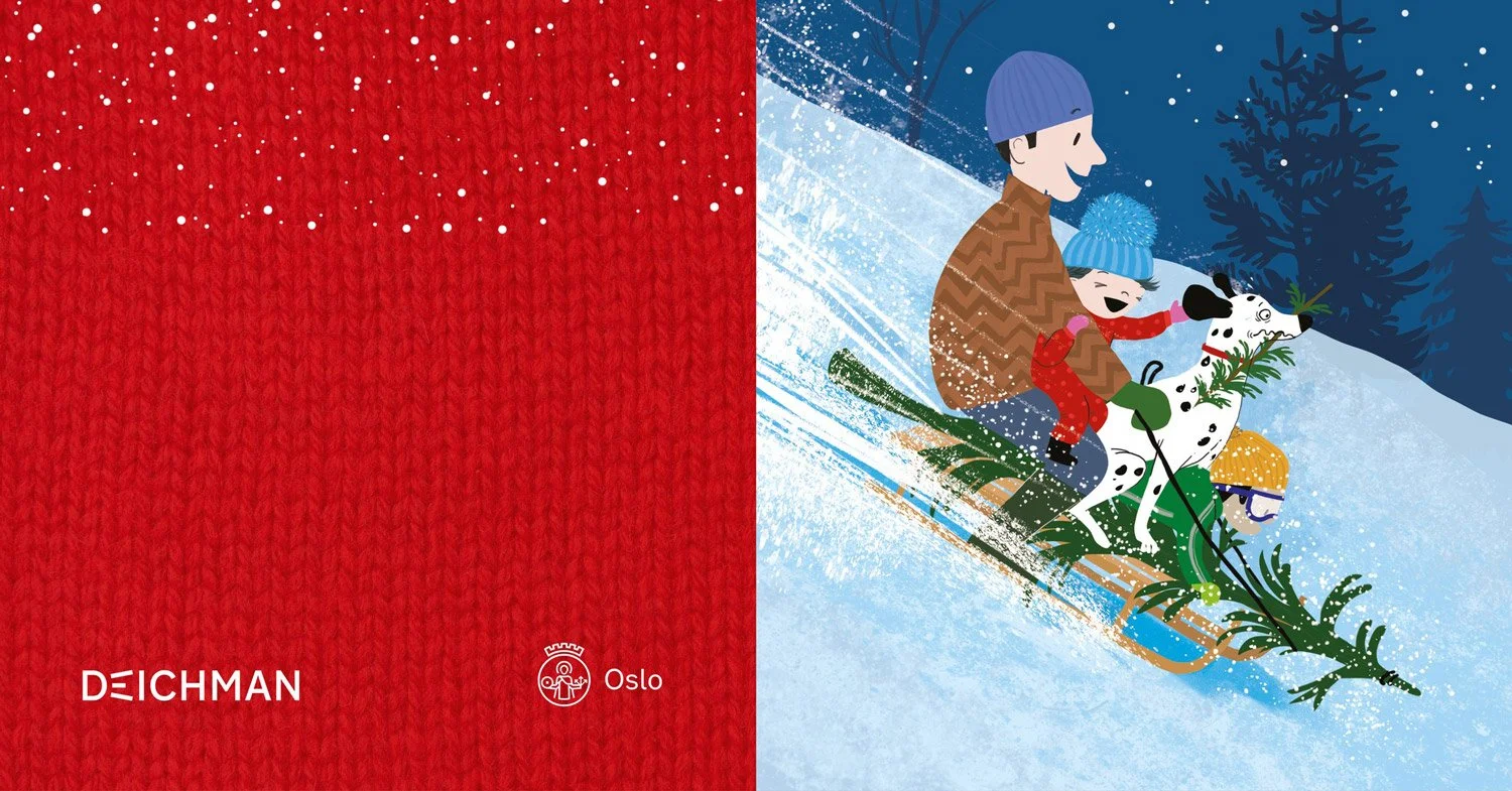 Barnas lørdag: GOD JUL! sier Nora