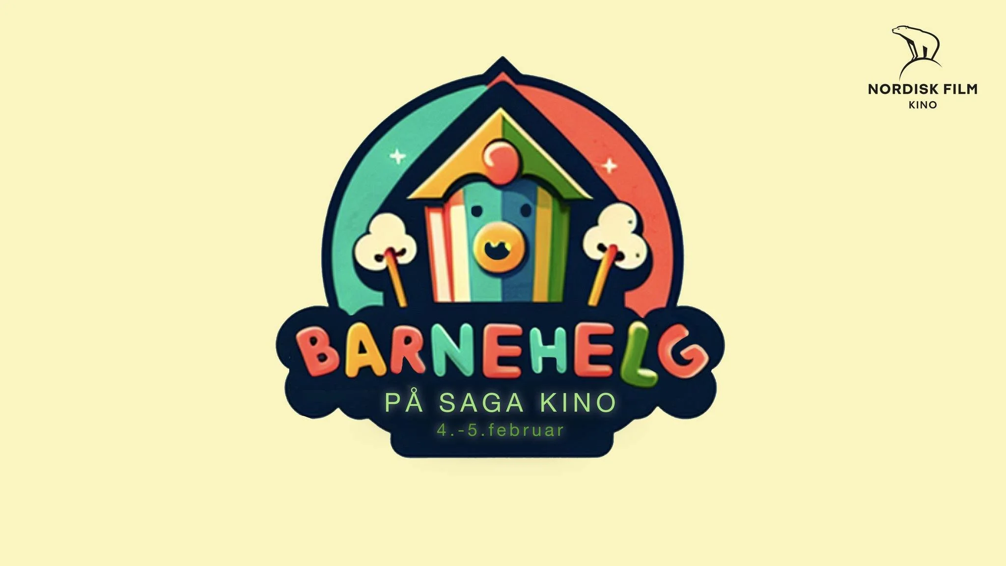 Velkommen til 𝗕𝗔𝗥𝗡𝗘𝗛𝗘𝗟𝗚 på Saga Kino! Alle kinobilletter til 100 kr 🤩💥