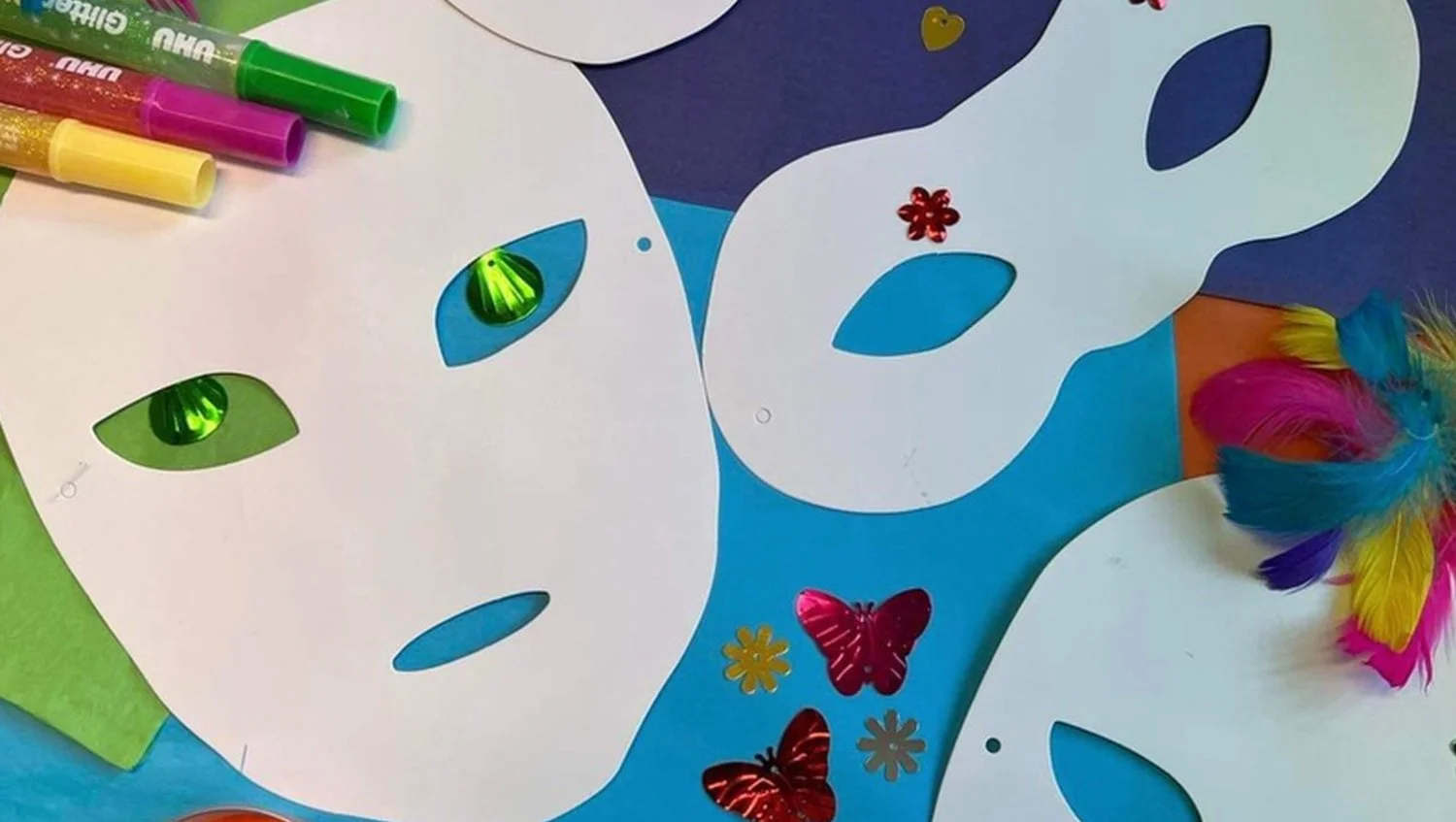 Barnas lørdag: karnevalmasker