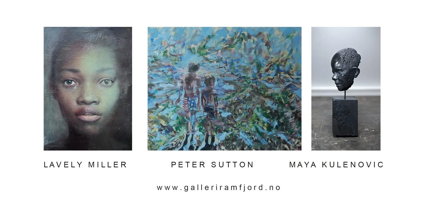 Peter Sutton på Galleri Ramfjord / Lavely Miller og Maya Kulenovic på Ramfjord International