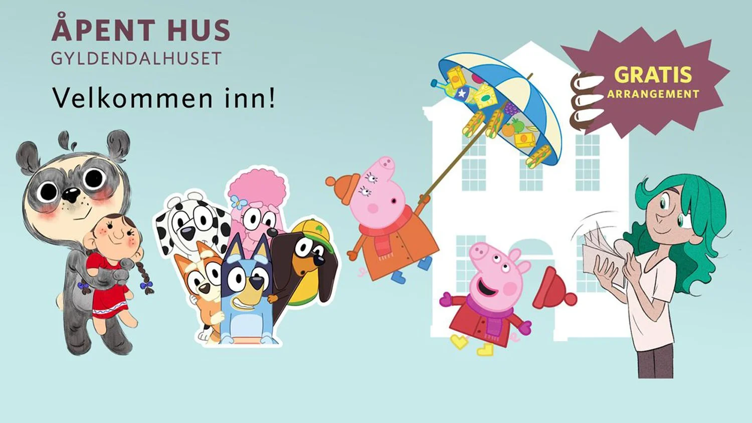 Åpent hus med Bluey - Gyldendalhuset // Forestilling kl. 14:00
