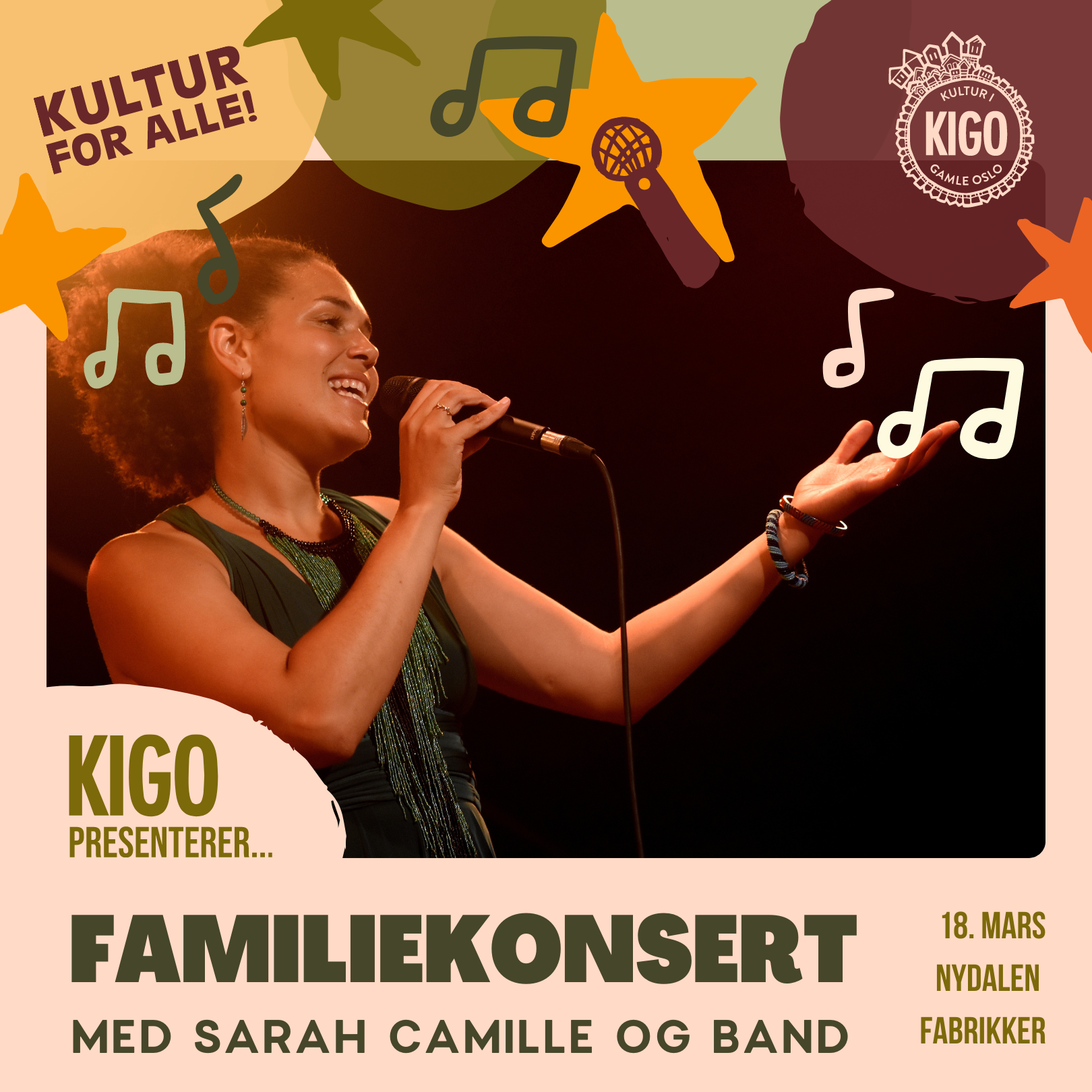 Konsert med Sarah Camille