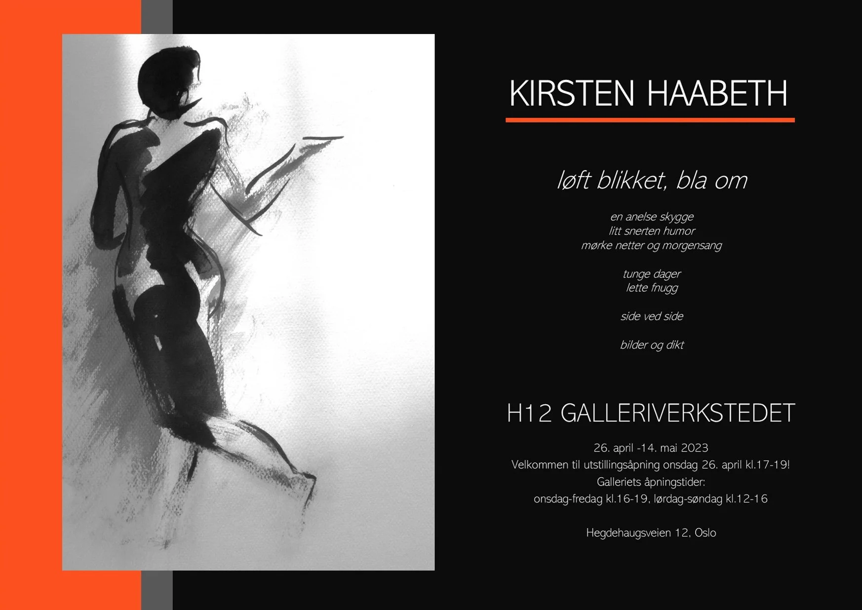 UTSTILLINGSÅPNING: KIRSTEN HAABETH - Løft Blikket, Bla om