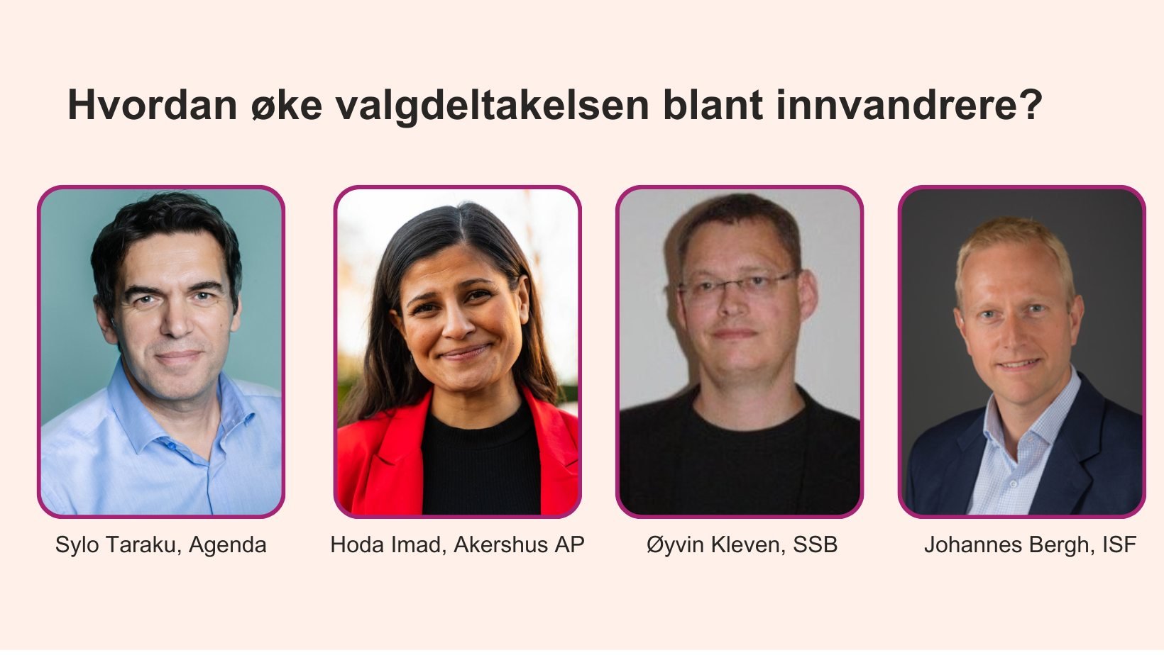 Hvordan øke valgdeltakelsen blant innvandrere?