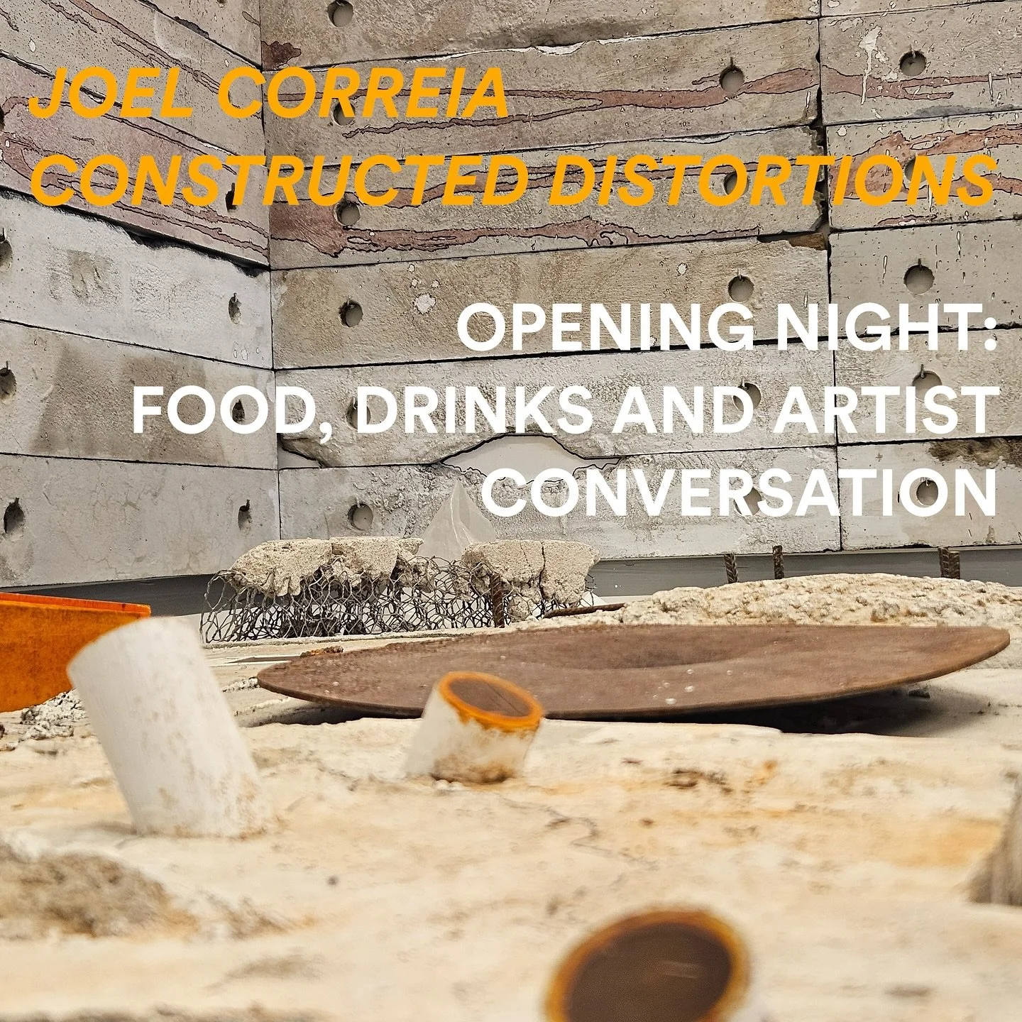 UTSTILLINGSÅPNING: JOEL CORREIA / CONSTRUCTED DISTORTIONS