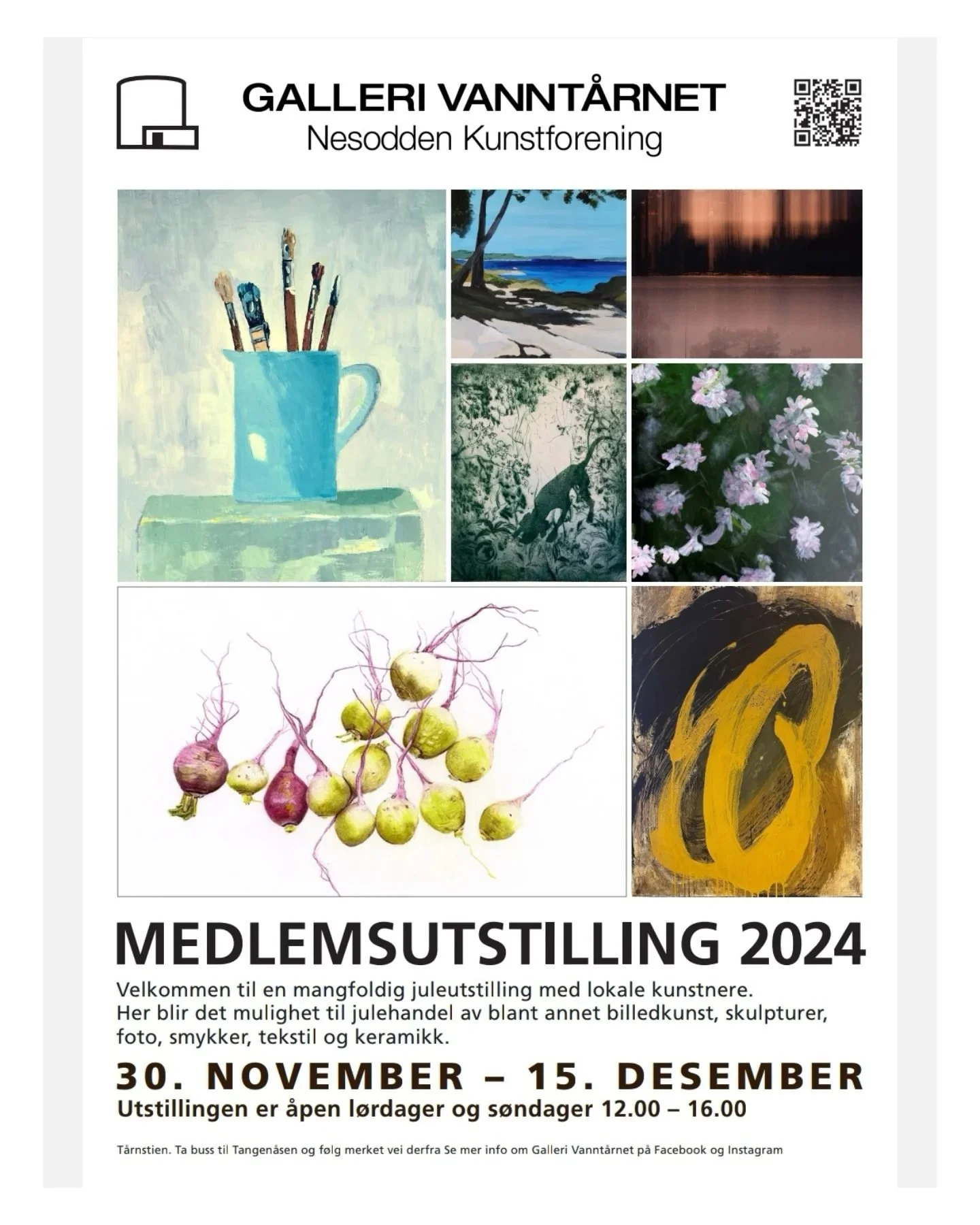 VERNISSAGE: Medlemsutstilling 2024