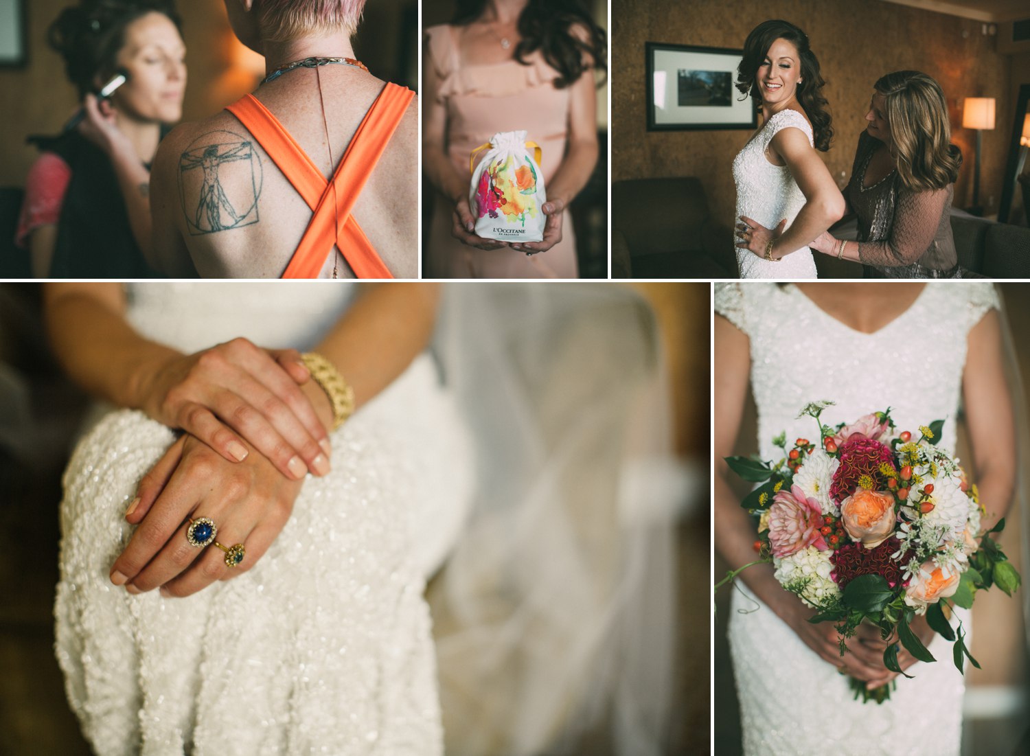 bride wedding details dress makeup flowers jewelry
