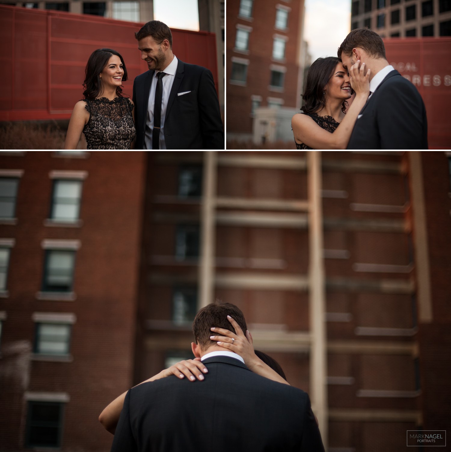 dressed up classy - urban engagement session