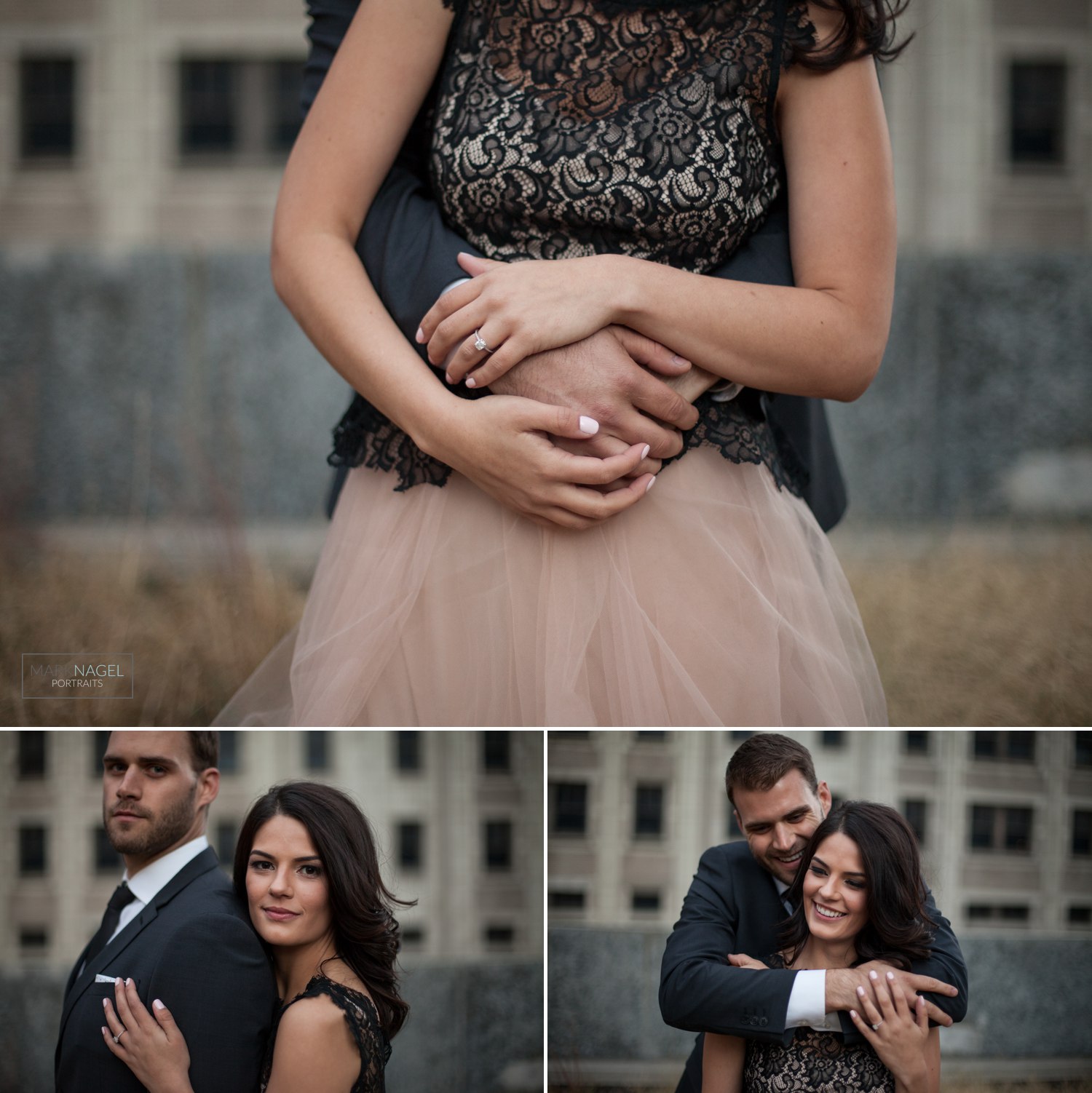 engagement session - close up photo