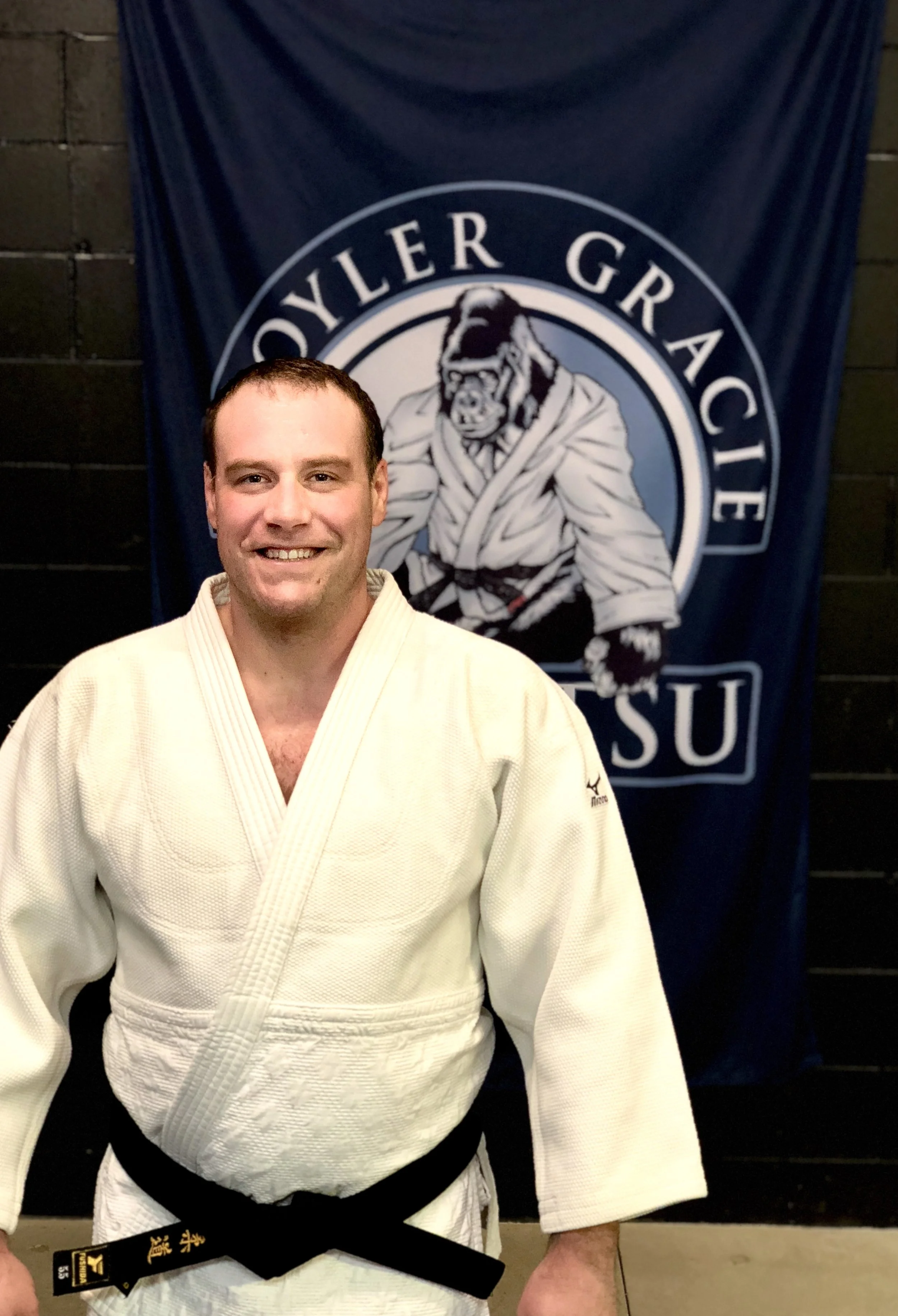 Nathan with his Judo Black Belt