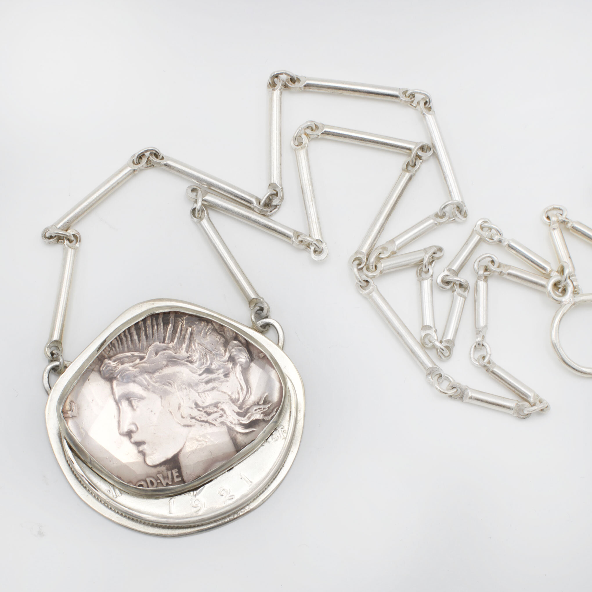 1921 Silver Dollar Pendant