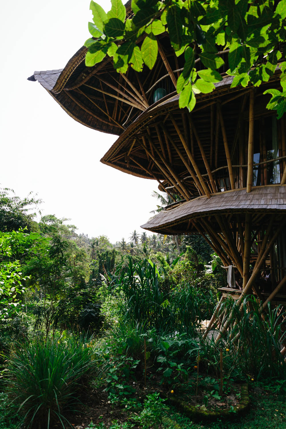 Green Village in Ubud, made entirely of bamboo