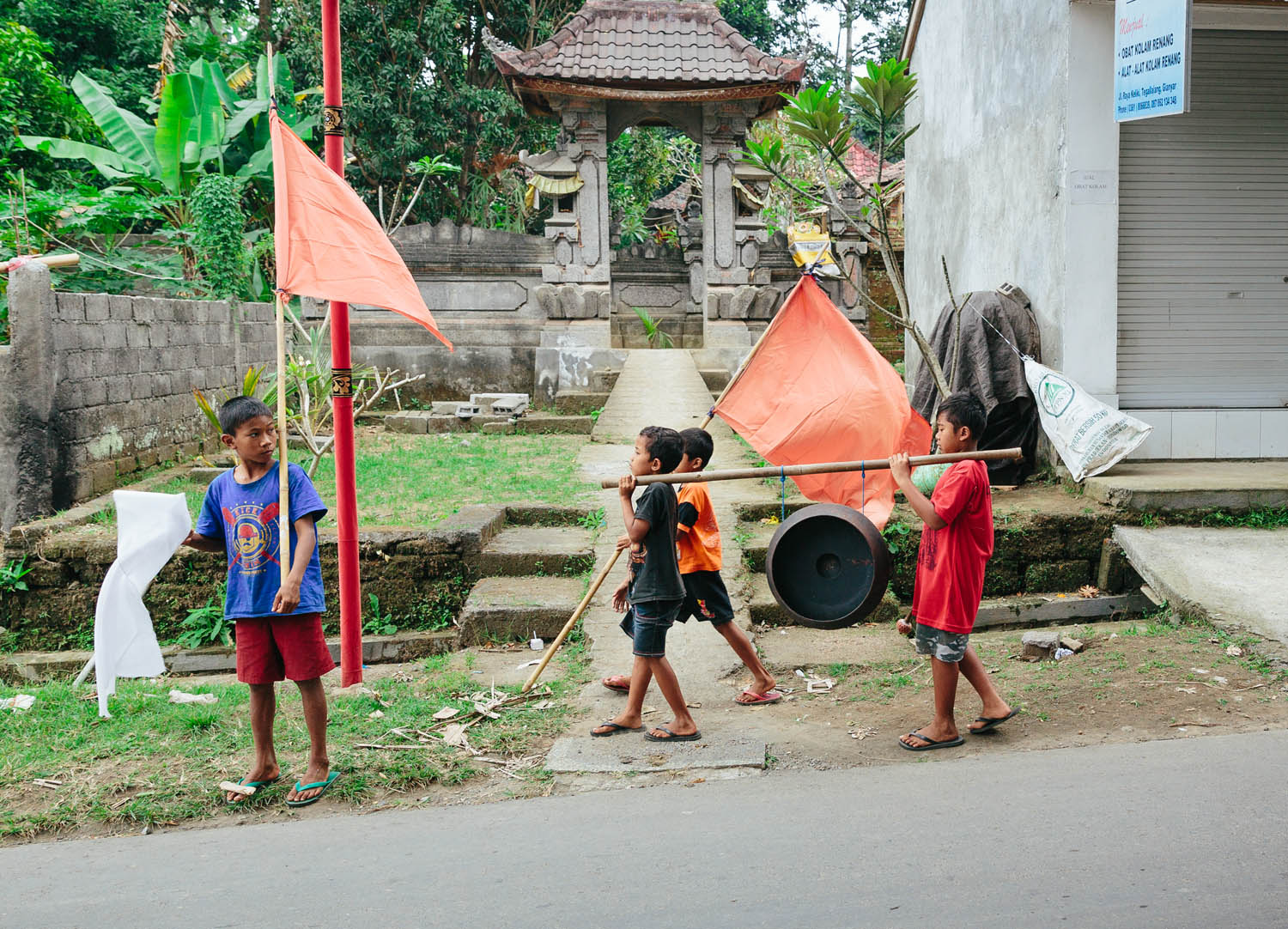 The procession