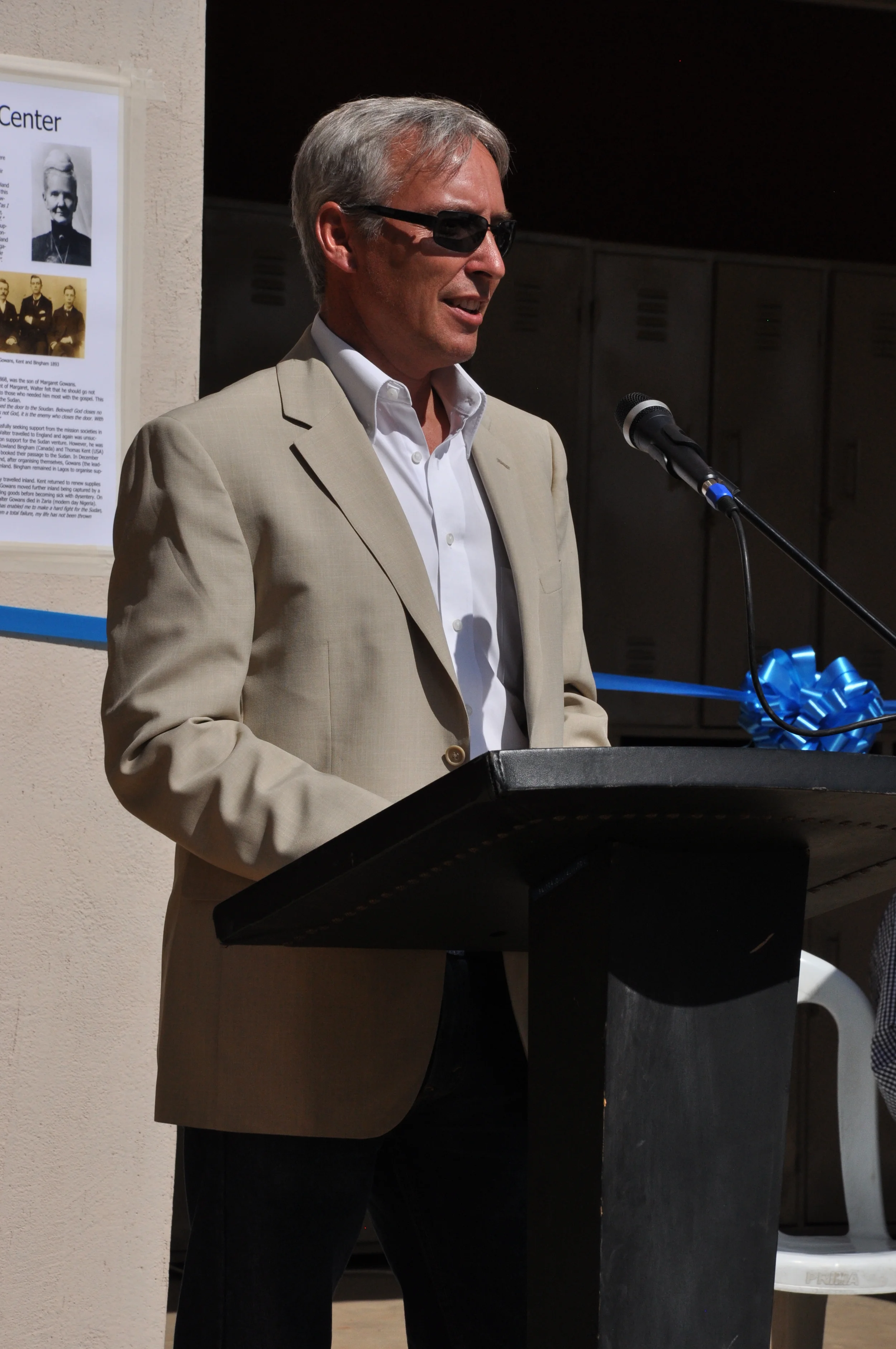 Doug Blacksten, Director of SIL Ethiopia, representing the Sustaining Missions