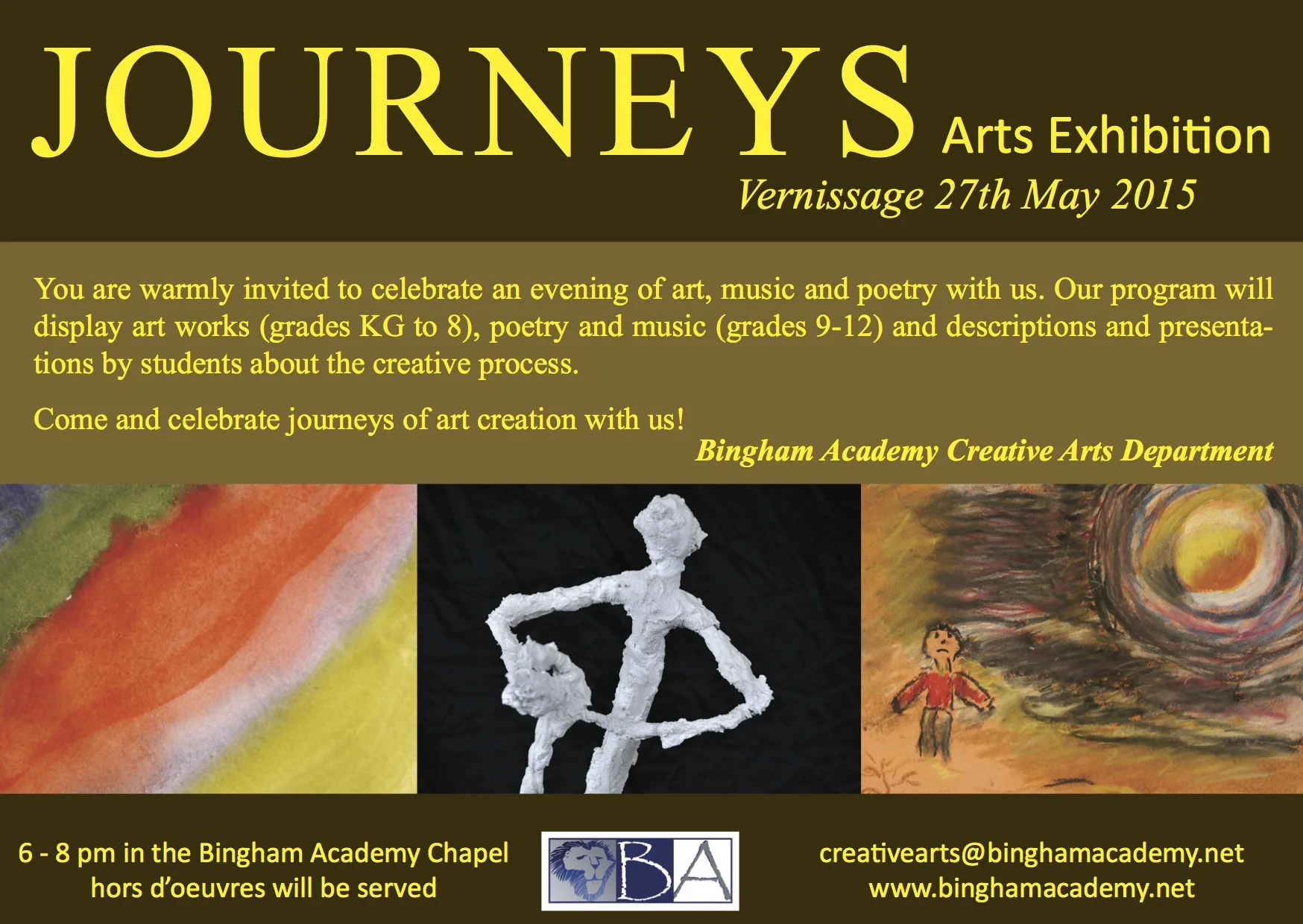 Journeys Arts Exhibition