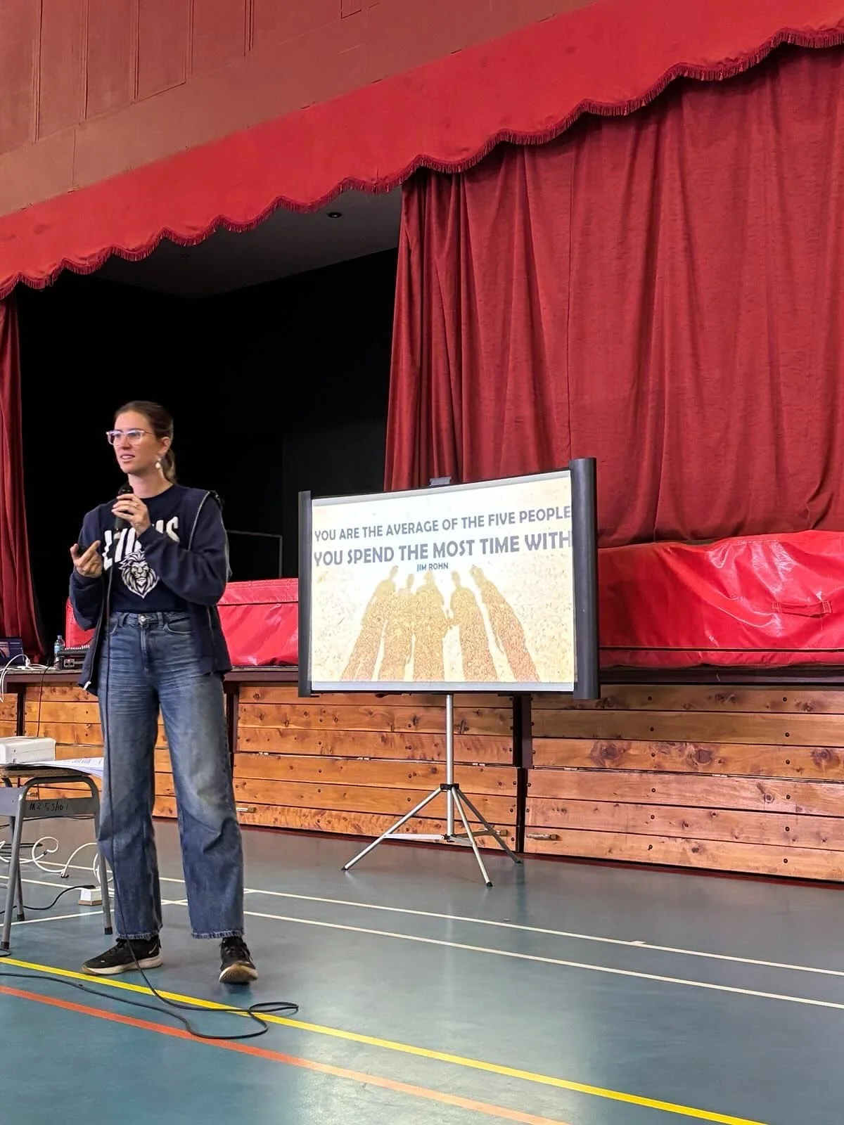 Today our middle school students participated in the Unleashing Personal Potential workshop.  Special thanks to our own Grade 1 teacher Ms. Cooper for facilitating.