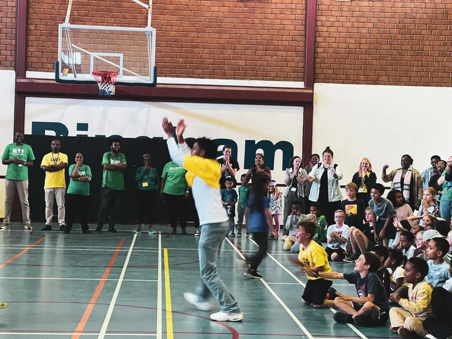 Period 6 was electric today!
Our 3 houses - Carey, Scott, and Taylor - packed the gym with energy as students from G1 - G12 (and even Bingham staff) competed for points toward the House Trophy.

House cheers, friendly competition, and tons of team sp