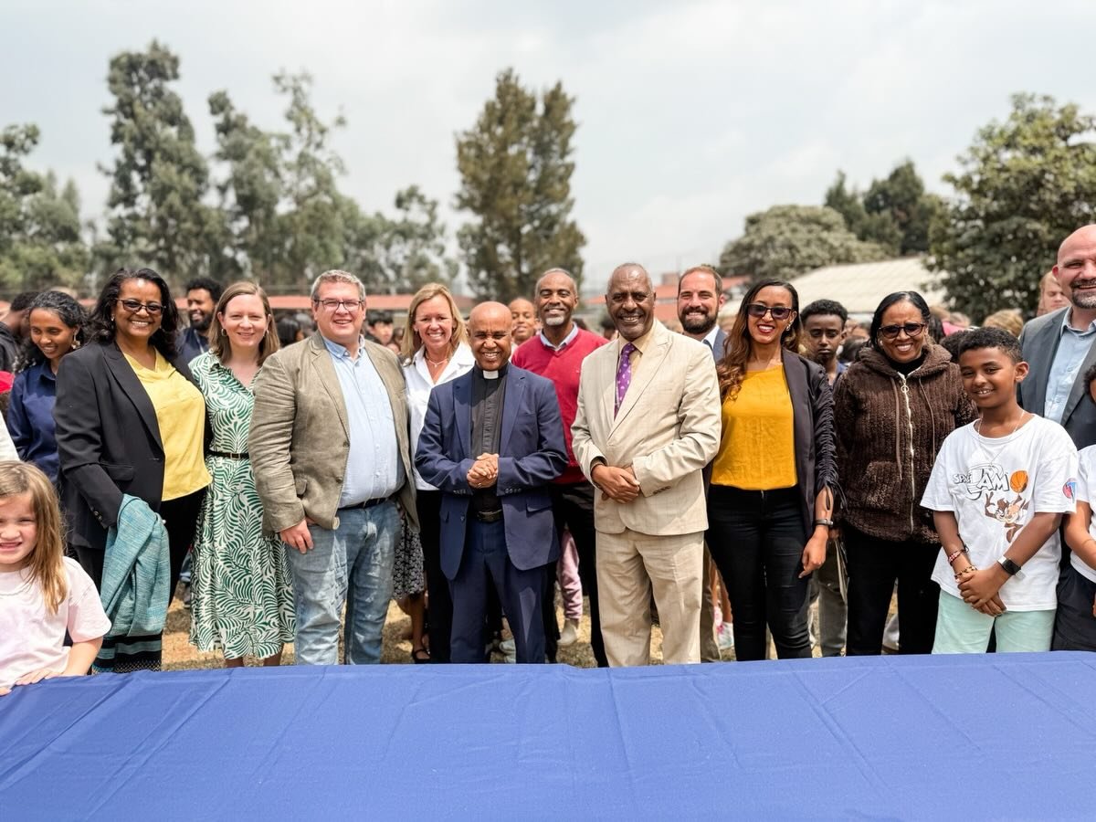 Following the granting of our school license by the Council, we were delighted to have a formal visit today from Council President Reverend Dereje Jenberu and Pastor Ashebir. They met with our staff, students, Board and representatives from SIM.