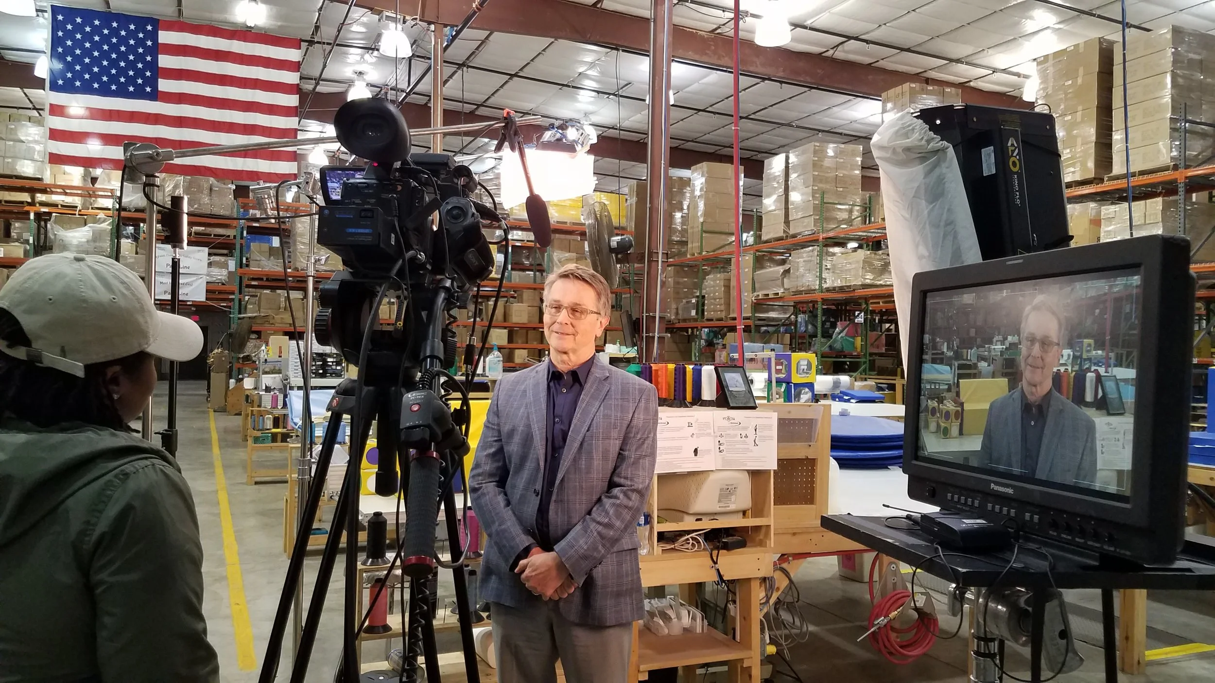 Interviewing VP of Sales- Equipment Division, Tim Lynch.