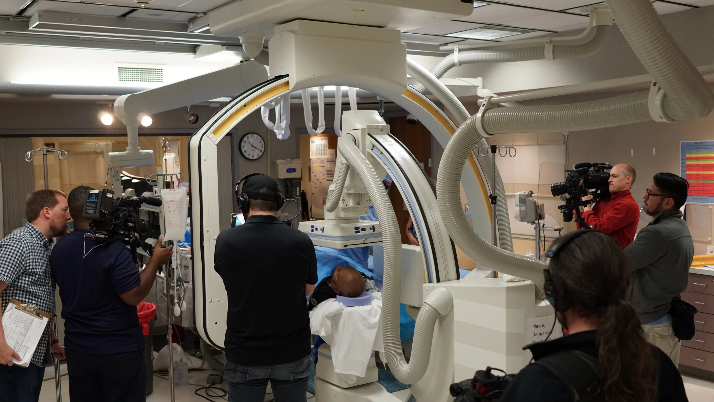 The LTM crew hard at work making sure we get the best shots! It was a tight squeeze but we made it work! (From previous post "911, What's your emergency")